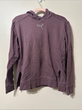 Puma Women's Crewneck Hoodie in Plum